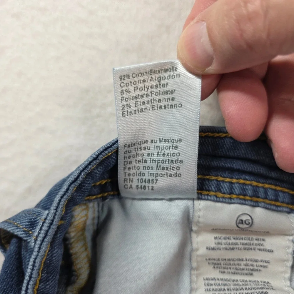 AG‎ Adriano Goldschmied The Everett Jeans Men 31x32 Blue Slim Straight Stretch